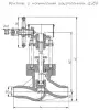 Клапан запорный проходной сальниковый Т-108б DN 50 мм PN 100 кгс/см2